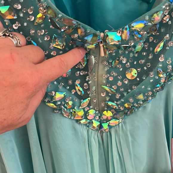 Morilee Paparazzi Strapless Homecoming Winter Formal Prom Dress, size 10 nwt - Picture 8 of 12